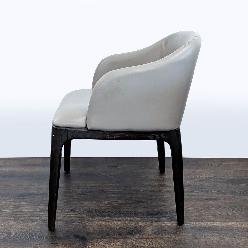 Moniker Home Modern Extendable Dining Table  with  8 Restoration Hardware Leather Chairs - Accepted Offer (25.51% discount)