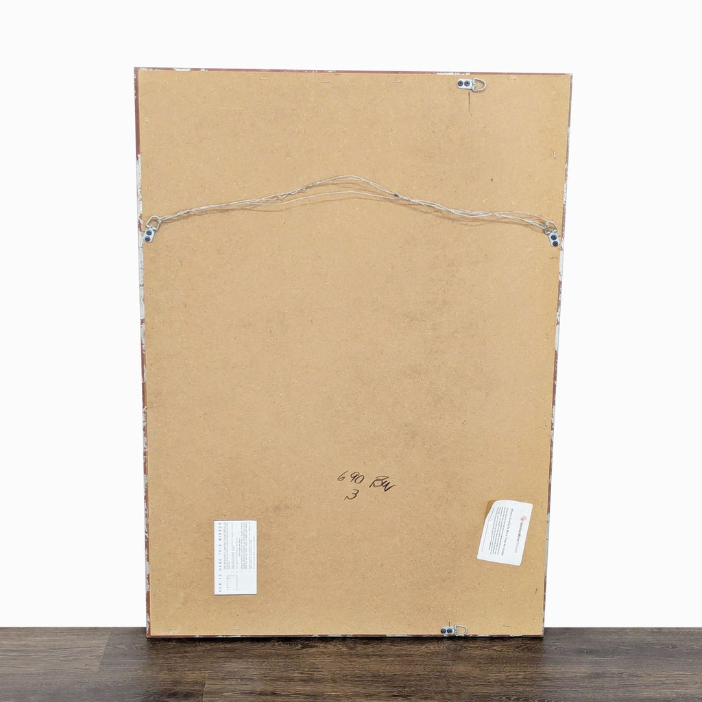 Carolina Mirror Company beveled mirror, silver gilt frame, decorative home accent.