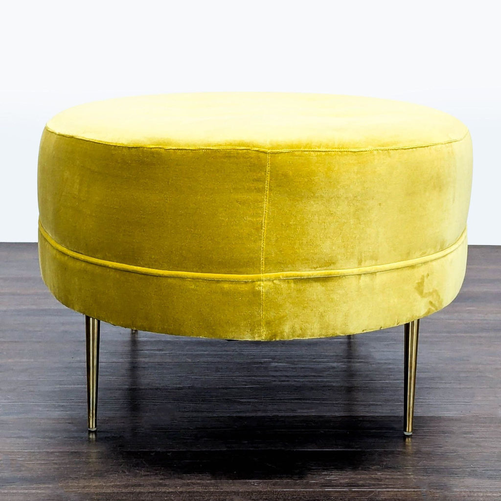 Ballard Design Button Tufted Velvet Ottoman - Accepted Offer (16.67% discount)