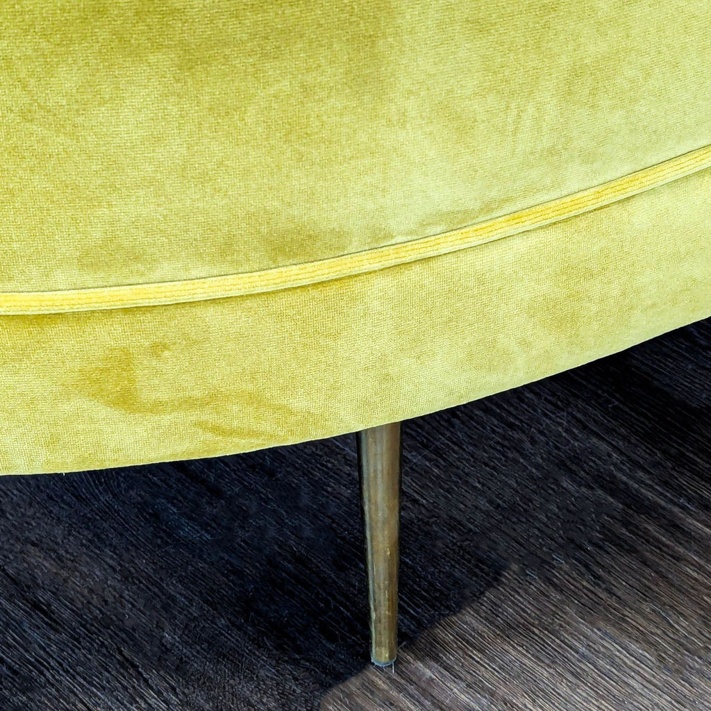 Ballard Design Button Tufted Velvet Ottoman - Accepted Offer (16.67% discount)