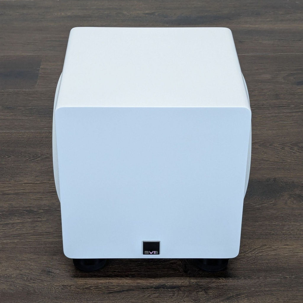 SVS Compact White Subwoofer – High-Performance Audio Equipment
