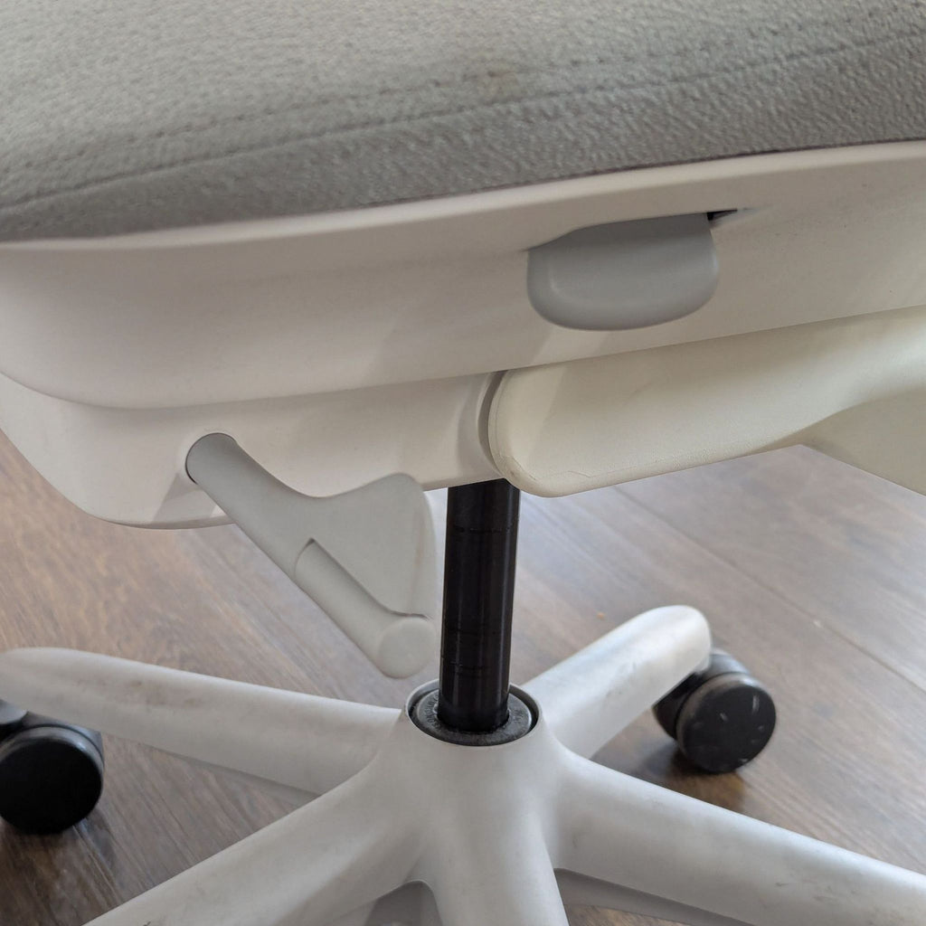 Herman Miller Sayl White Ergonomic Office Chair with Adjustable Armrests