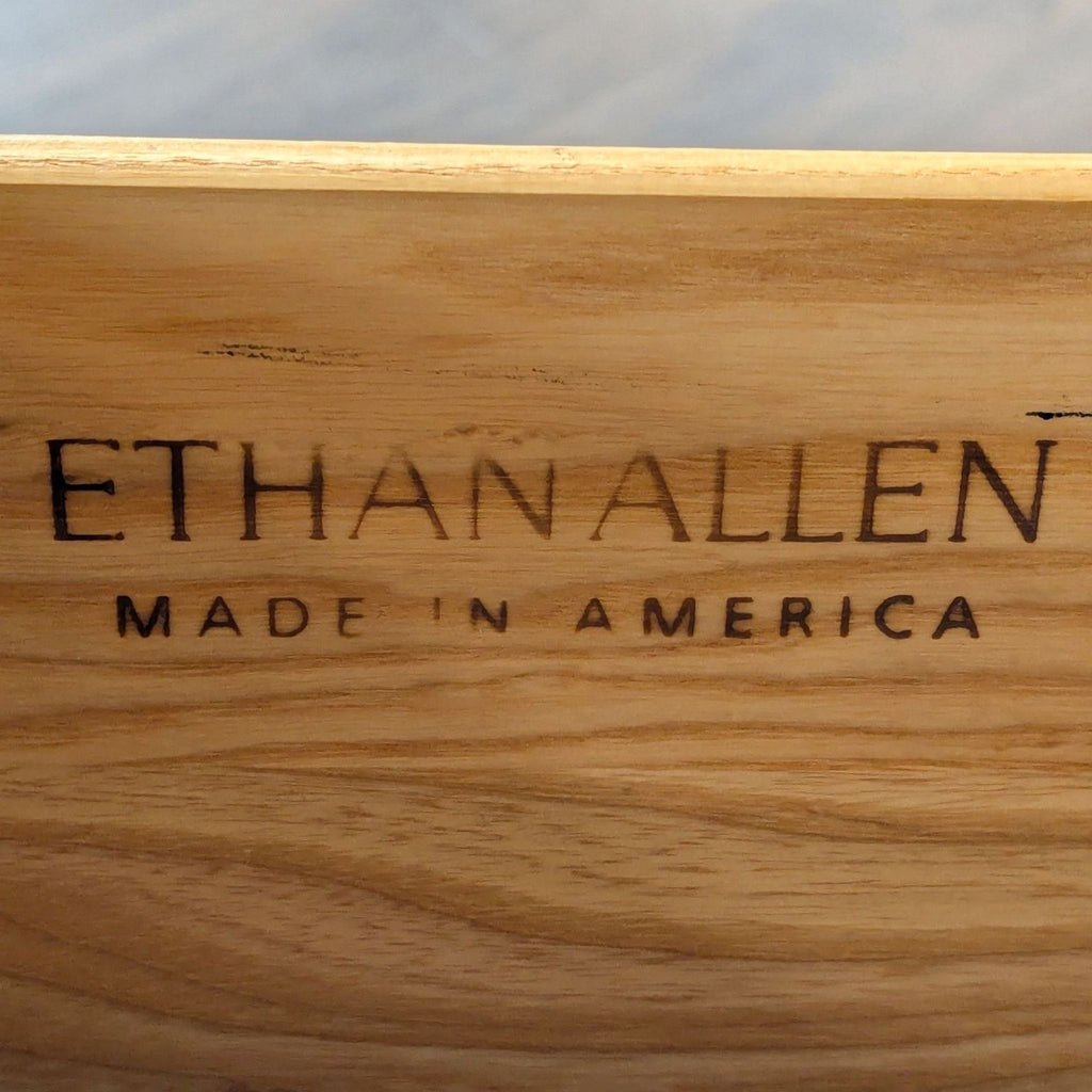 Ethan Allen Entertainment Armoire with Two Drawers