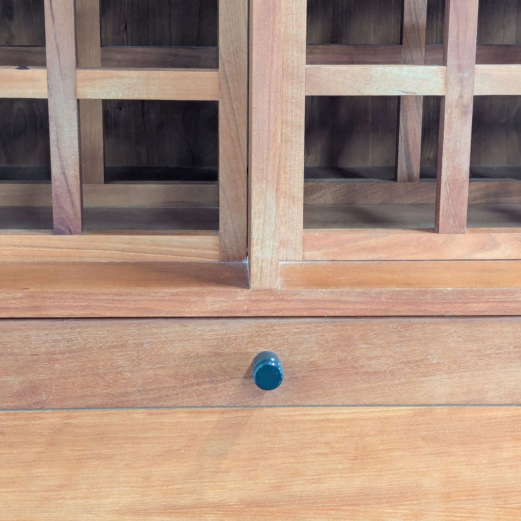 Room & Board Custom Bar Cabinet with Wine Rack