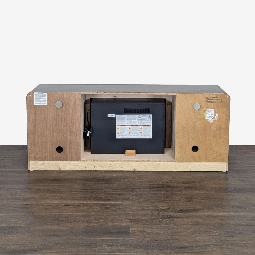Living Spaces Kabria Cocoa Fireplace TV Stand - Accepted Offer (25.51% discount)