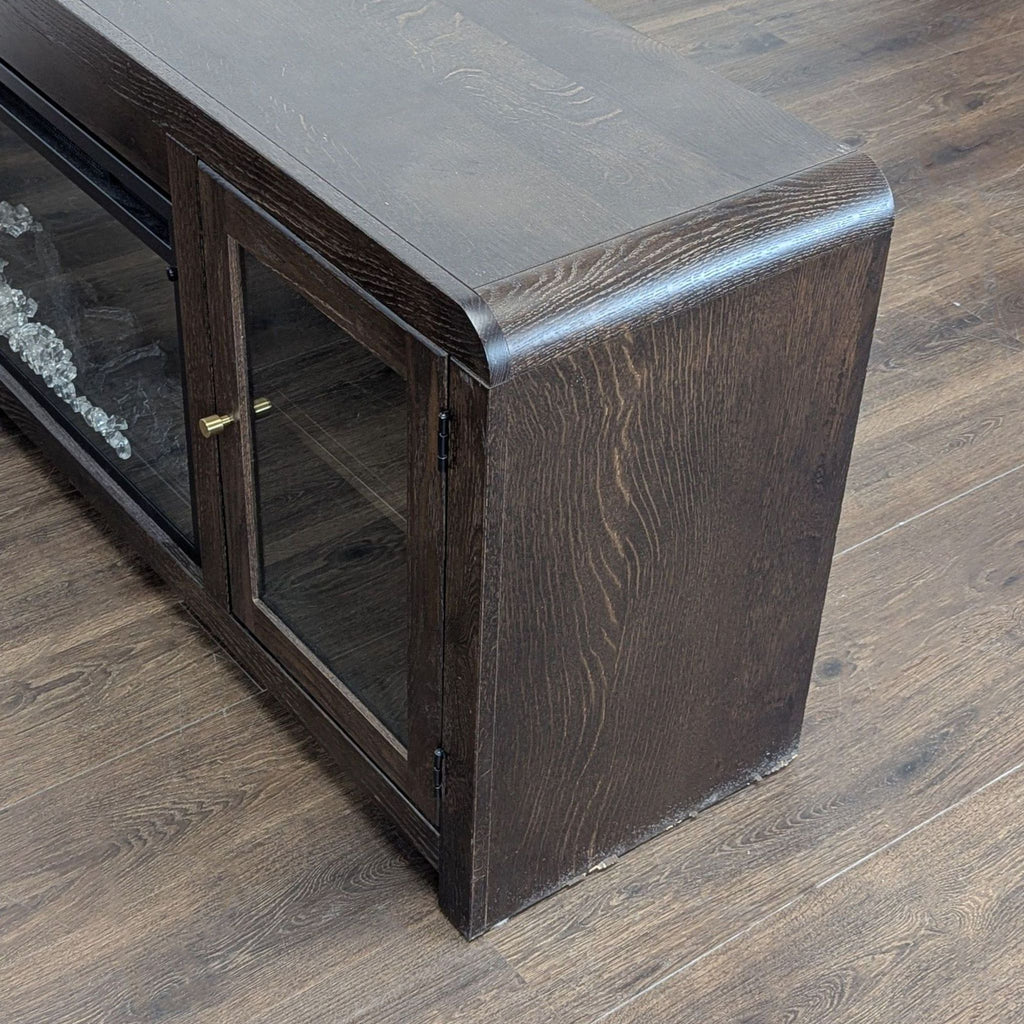 Living Spaces Kabria Cocoa Fireplace TV Stand - Accepted Offer (25.51% discount)