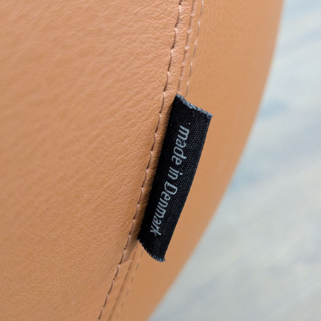 Design Within Reach Noomi Modern Brown Leather Lounge Chair