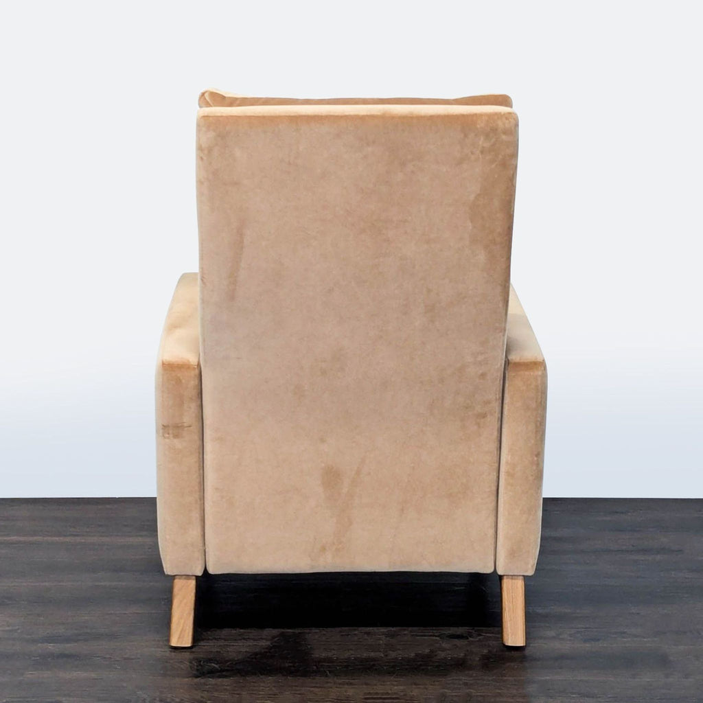 Room and Board Wynton Modern Tan Recliner Lounge Chair