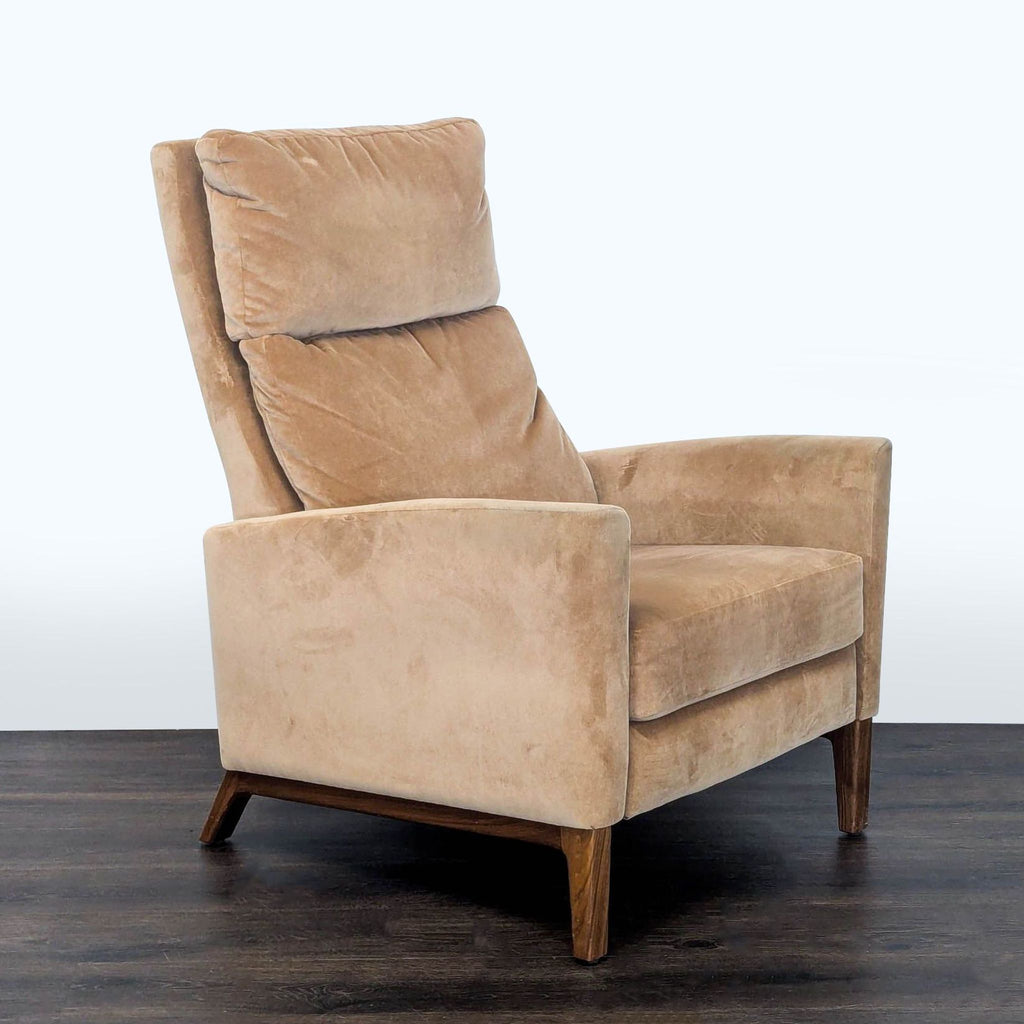 2. Contemporary Room and Board lounge seating with minimalist design and cozy upholstery.  