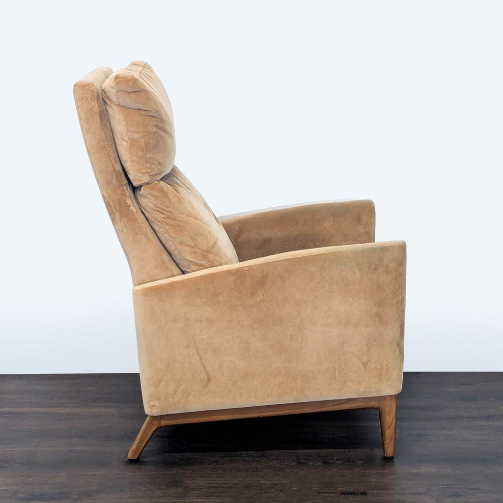 Room and Board Tan Power Recliner Lounge Chair