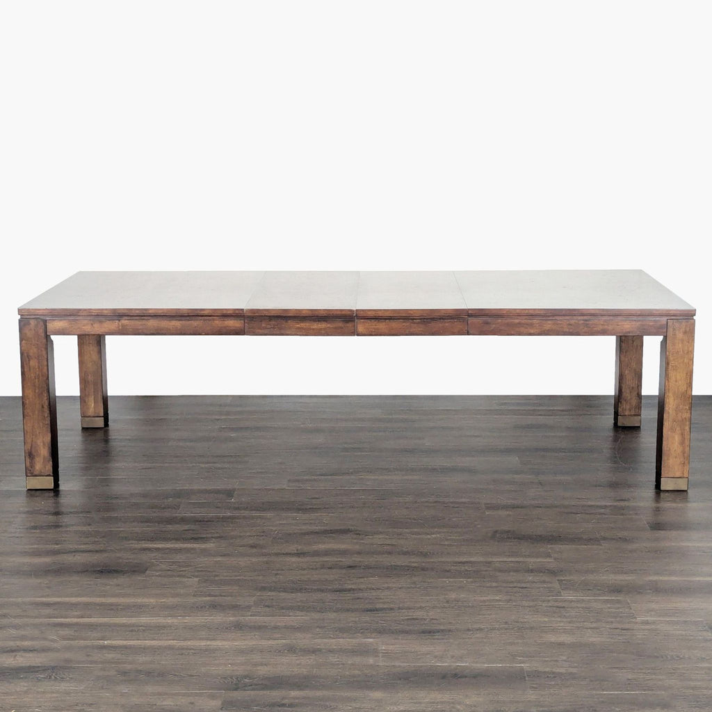 Bassett 9-Piece Wooden Extendable Dining Set with Cushioned Chairs