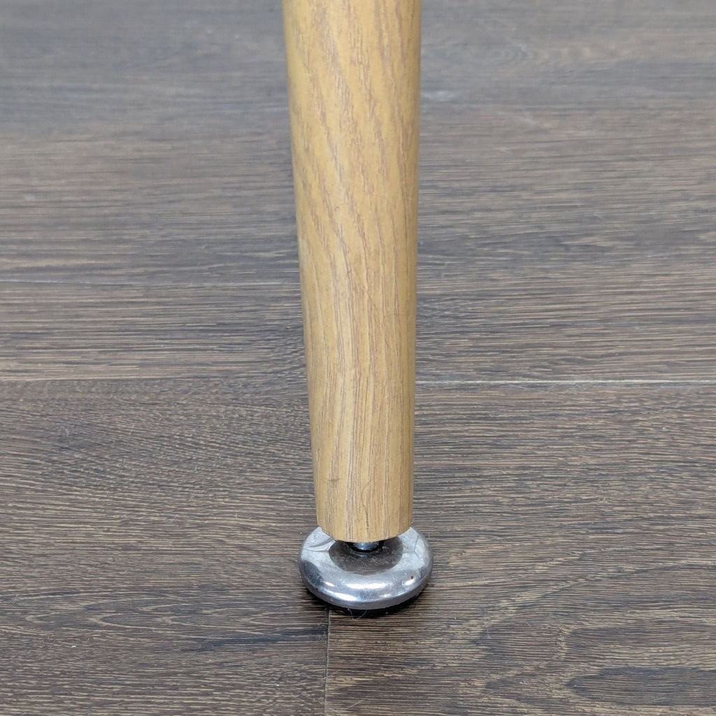 Glass Top Dining Table on Metal Base