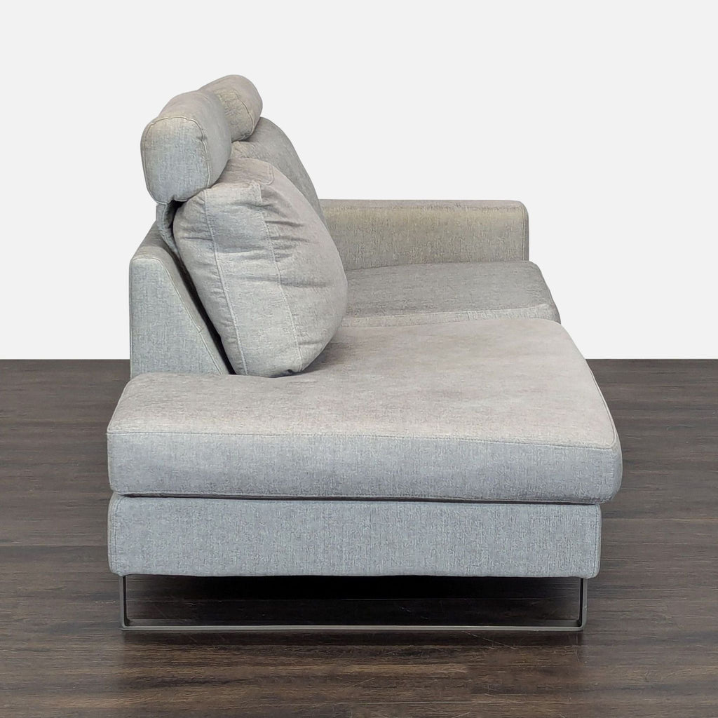 BoConcept Modern Light Gray Sectional with Adjustable Headrests - Accepted Offer (36.84% discount)