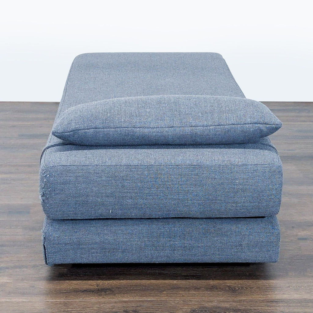 Design Within Reach Blue Modern Daybed Sofa with Pillow