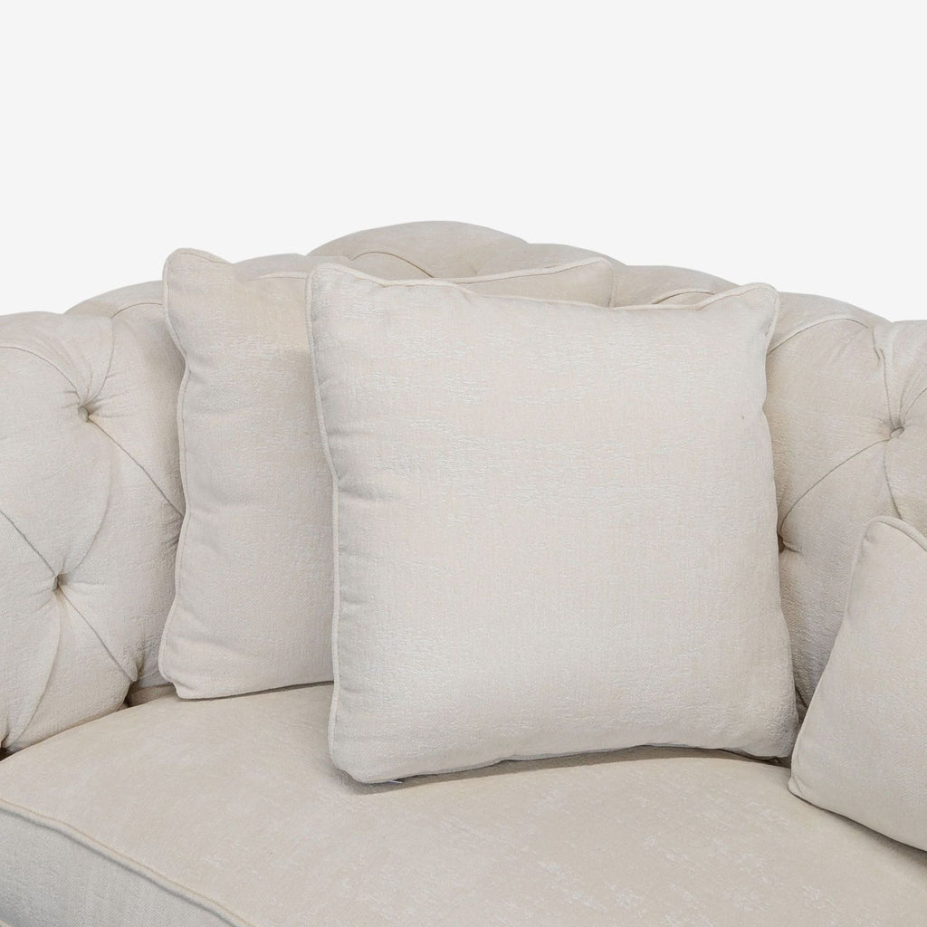 Classic 3-Seat Tufted Chesterfield Sofa with Nailhead Trim