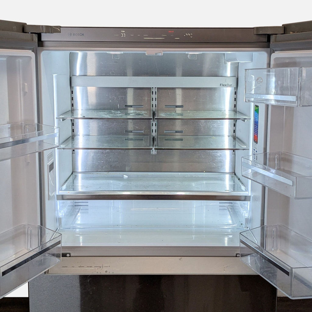 Bosch French Door Refrigerator with Bottom Freezer Drawers – Stainless Steel