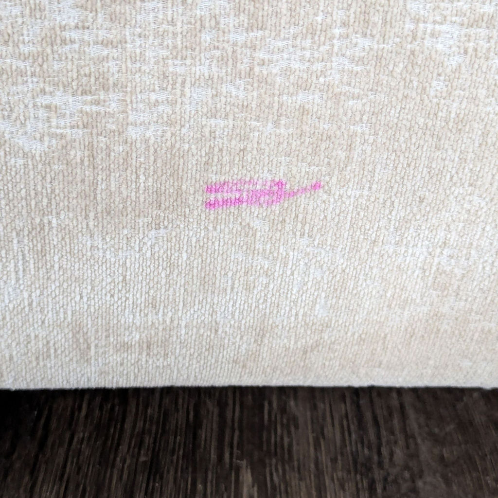 Modern Beige Sectional Sofa with Chaise and Throw Pillows