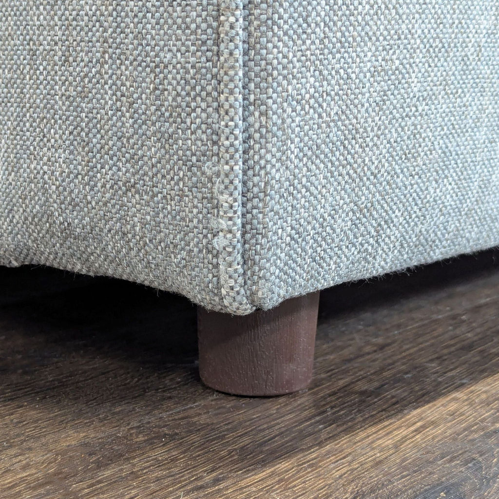 Room & Board 3-Seat Modern Gray Sofa with Pillow