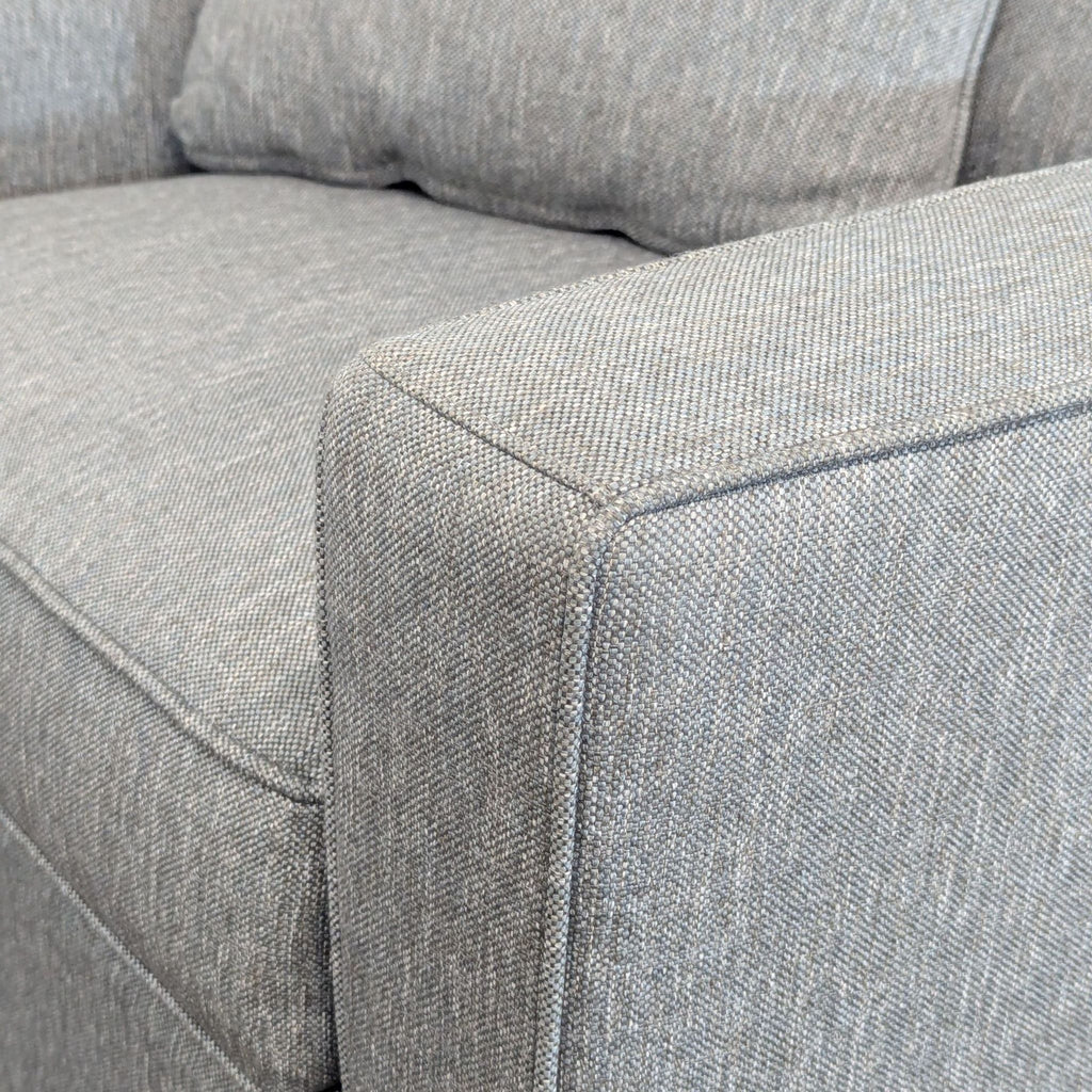 Room & Board Modern Blue Lounge Chair with Cushions