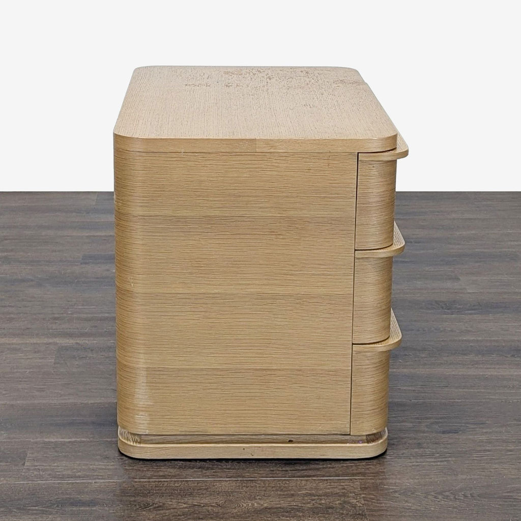 Restoration Hardware Ligne Three Drawer Nightstand