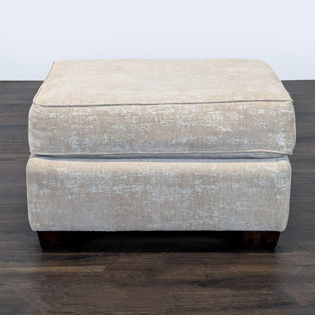 Upholstered Ottoman with Bun Feet - Accepted Offer (47.83% discount)