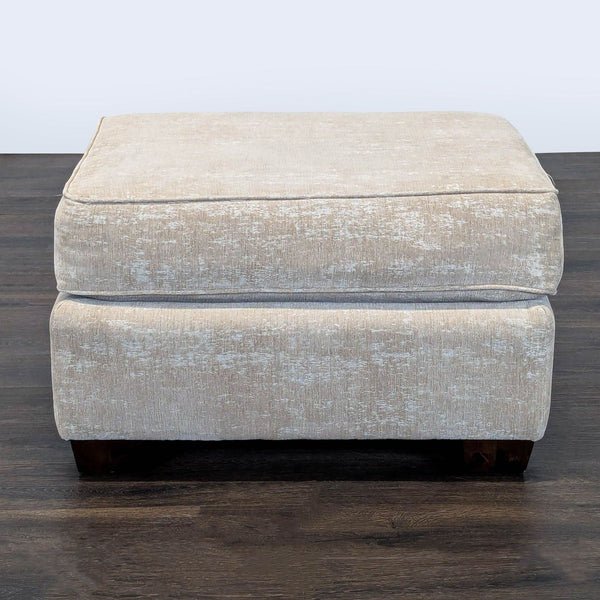 Upholstered Ottoman with Bun Feet - Accepted Offer (47.83% discount)