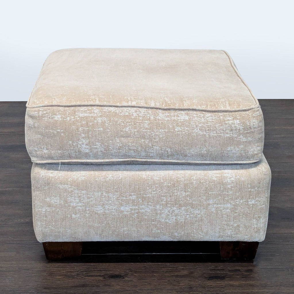 Upholstered Ottoman with Bun Feet - Accepted Offer (47.83% discount)