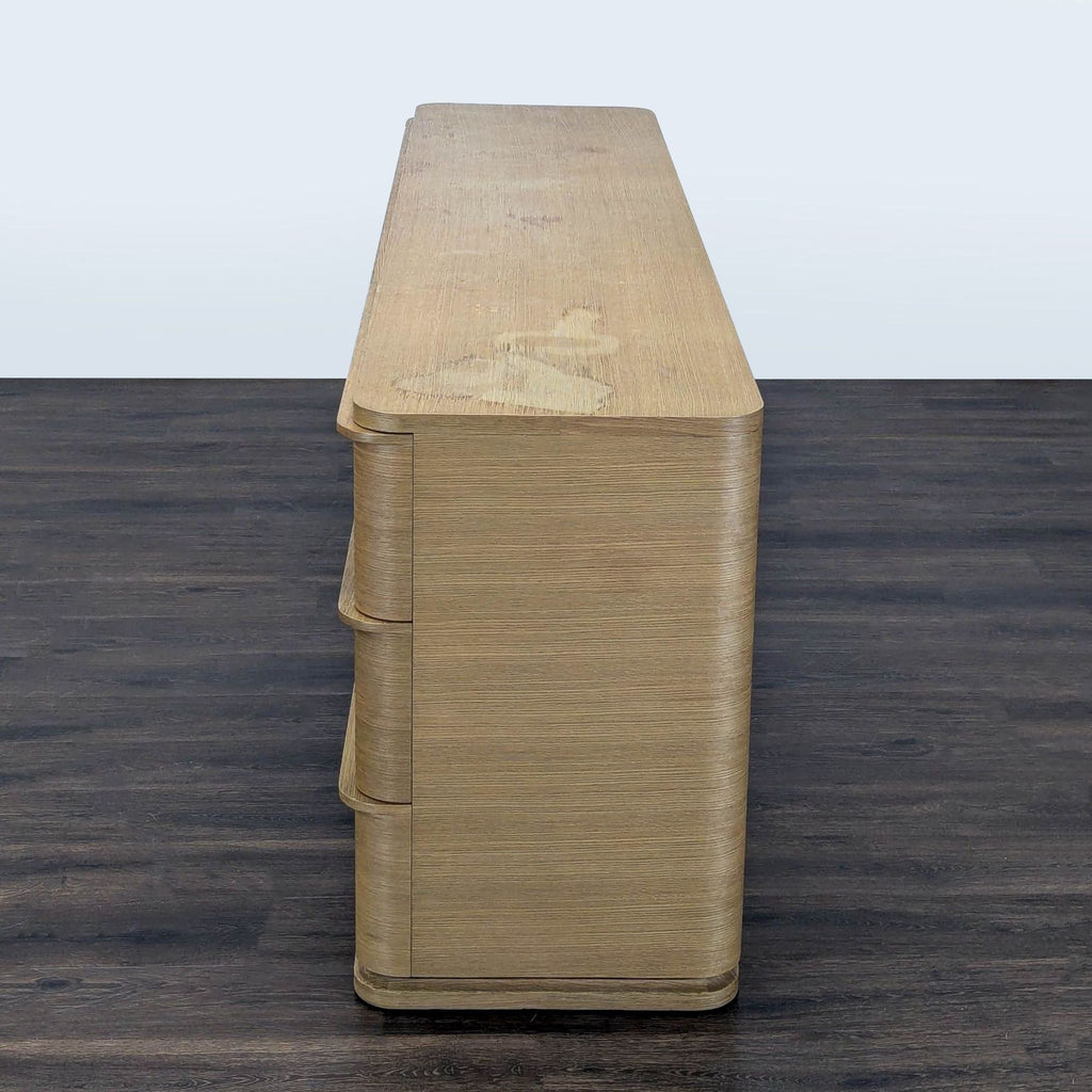 Restoration Hardware Ligné Modern 9-Drawer Dresser in Light Wood Finish