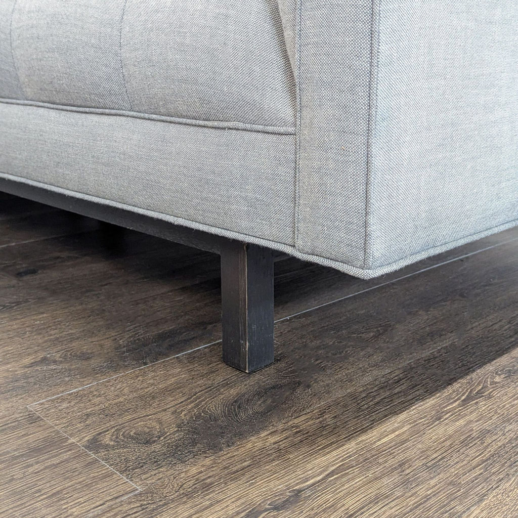 Restoration Hardware Madison Modern 3-Seat Sofa in Light Gray Fabric