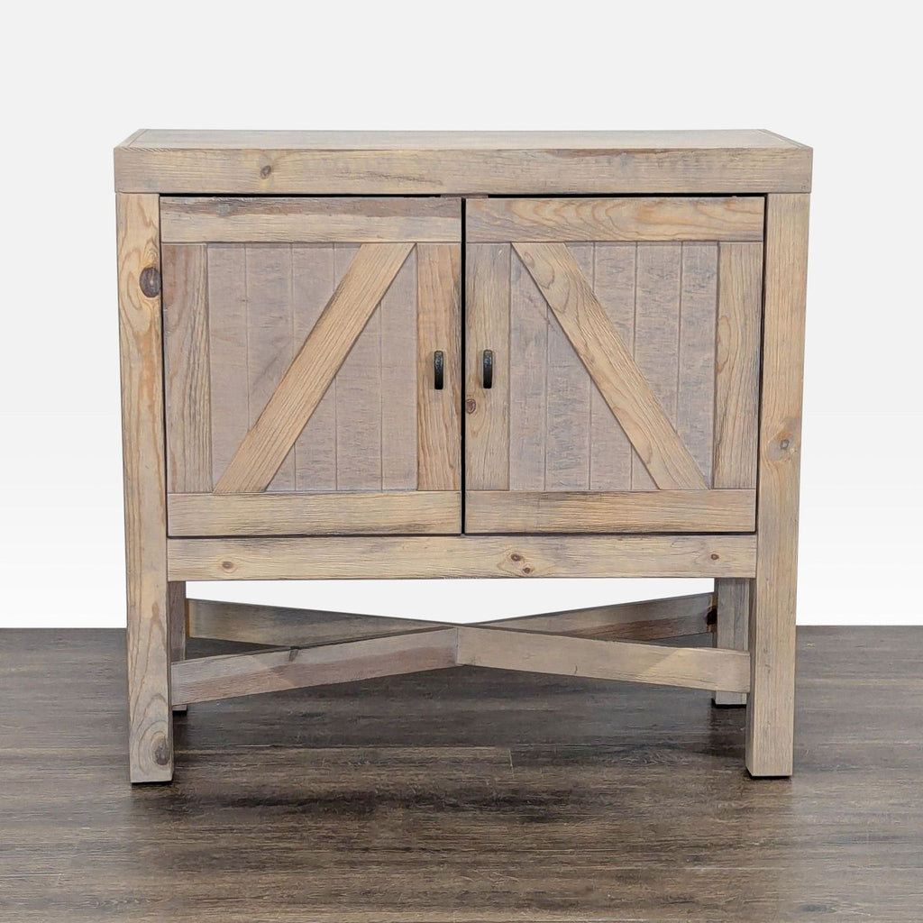 Two Door Rustic Storage Cabinet