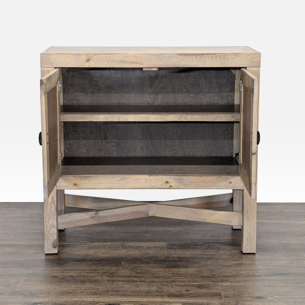 Two Door Rustic Storage Cabinet