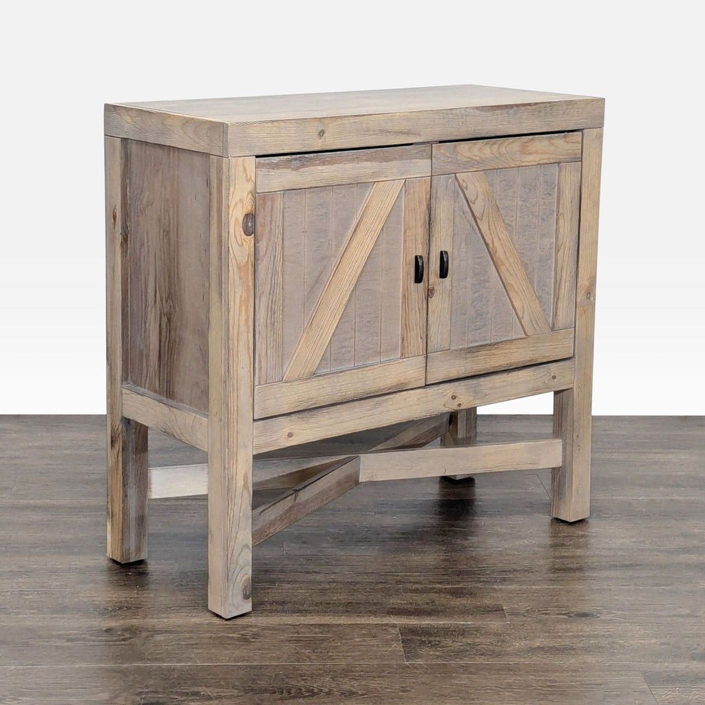 Two Door Rustic Storage Cabinet