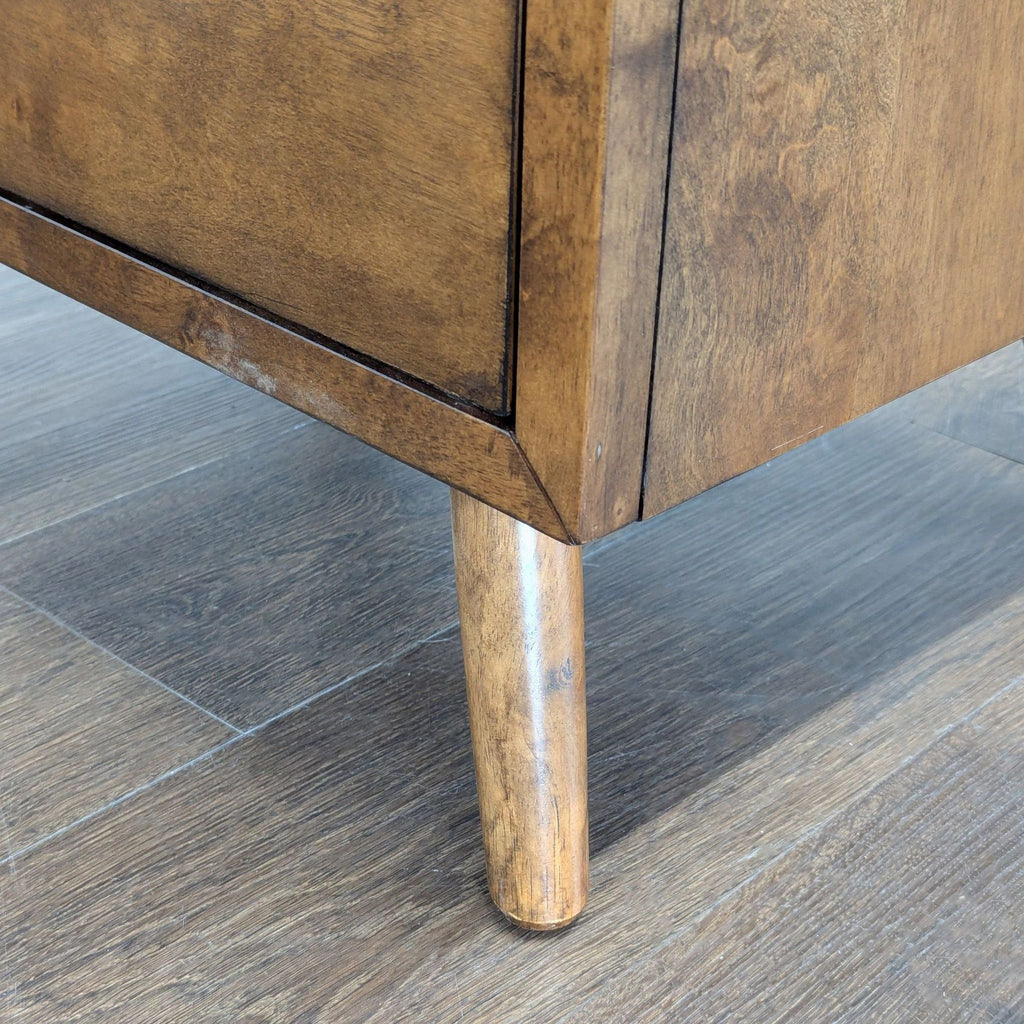 Master Craft Two Drawer Mid-Century End Table/Nightstand