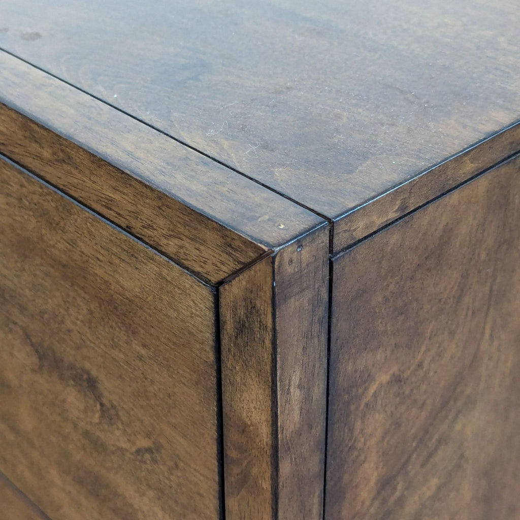 Master Craft Two Drawer Mid-Century End Table/Nightstand