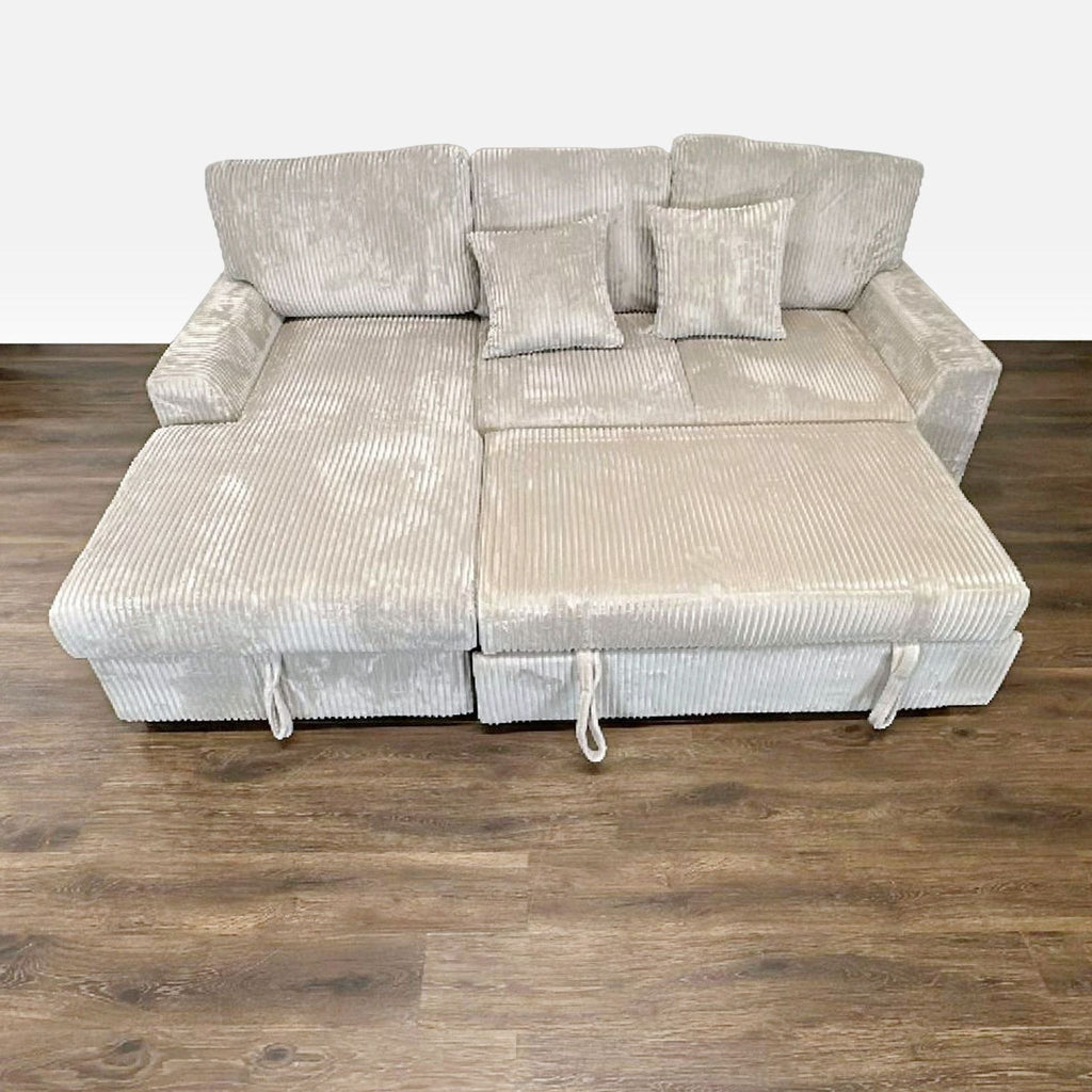 Contemporary sofa bed from the Sleeper Sofa category, displayed in a well-lit living room layout.