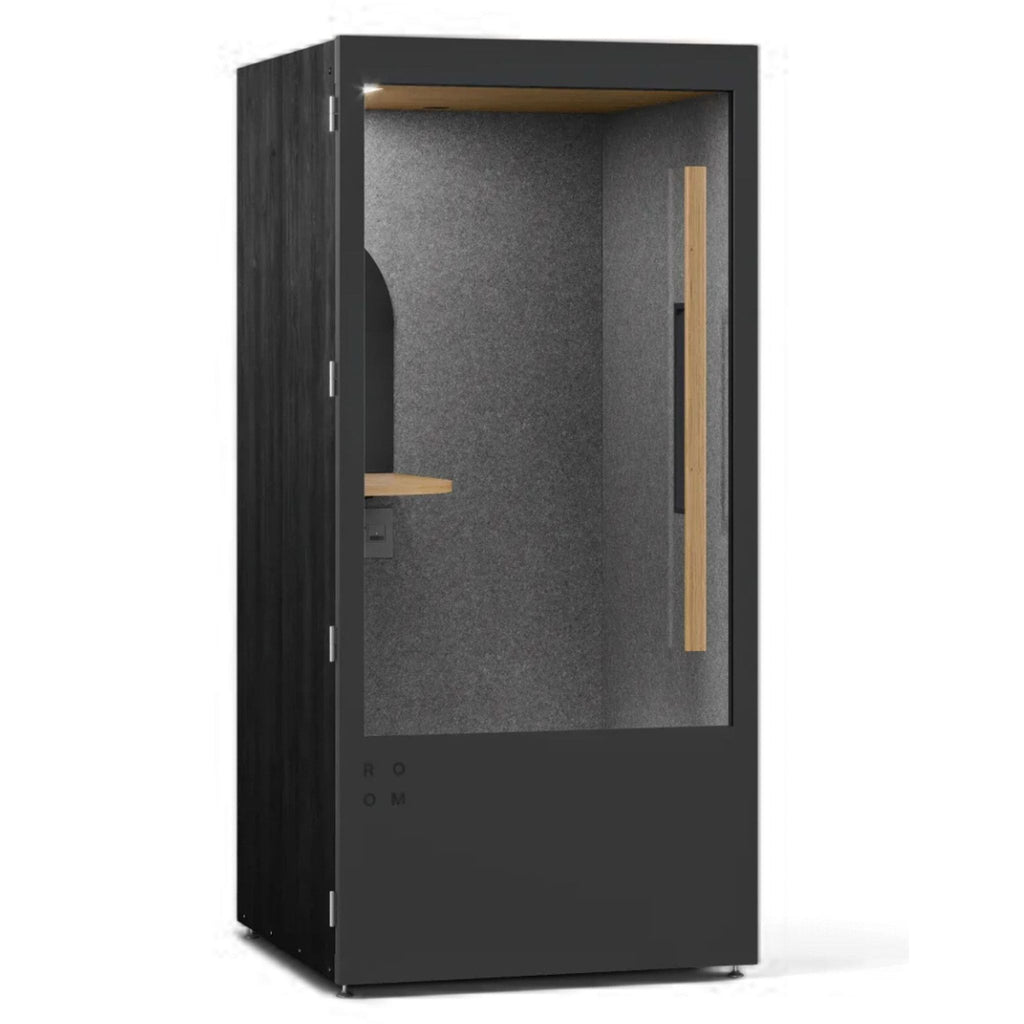 ROOM soundproof pod offering instant privacy for meetings, video calls, or focused work without construction.