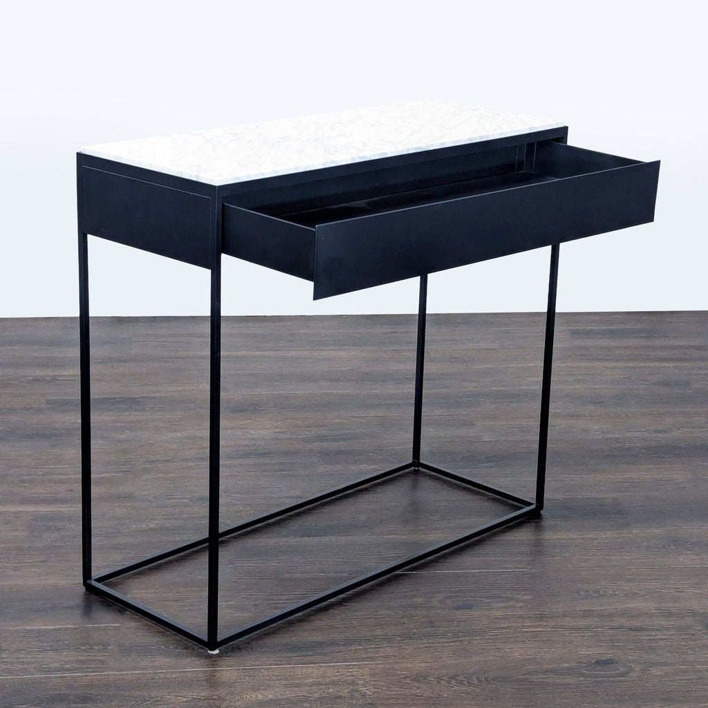 2. Sturdy Blu Dot steel base featuring powder coating for protection.  