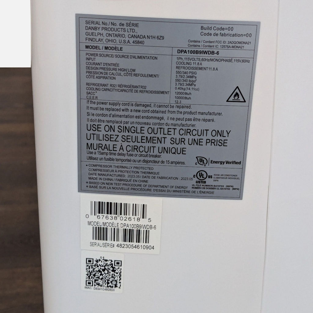 Danby Portable Air Conditioner – Compact and Easy to Move