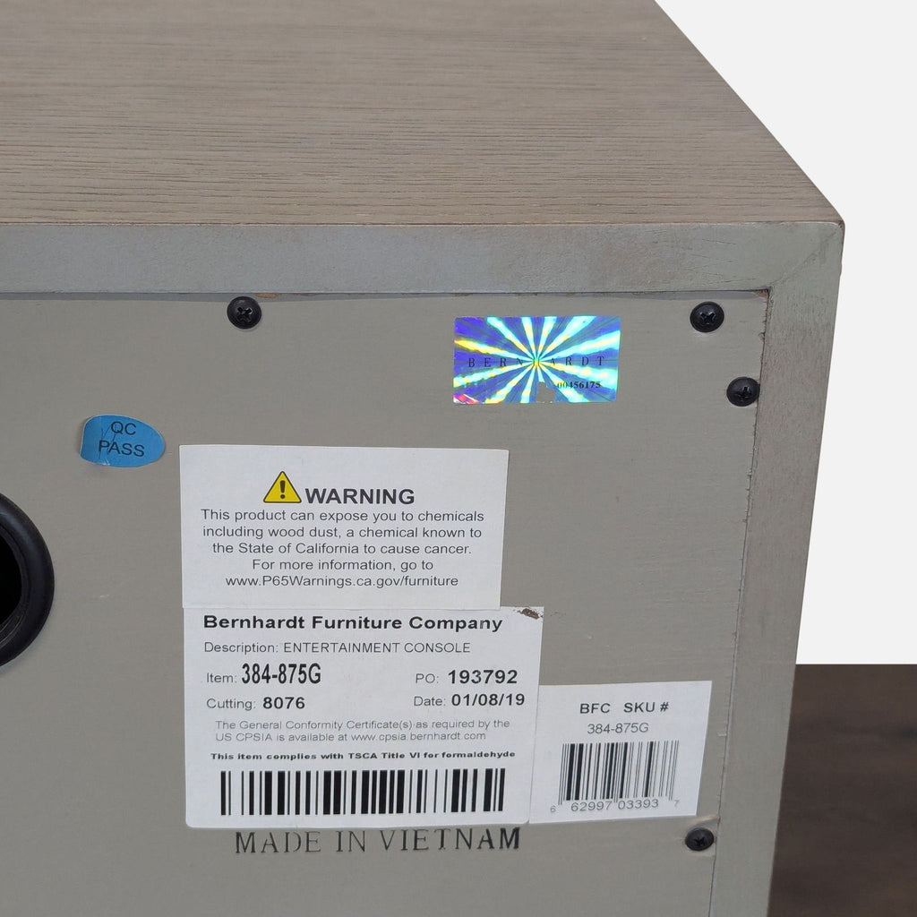 Modern Bernhardt Linea Entertainment Console