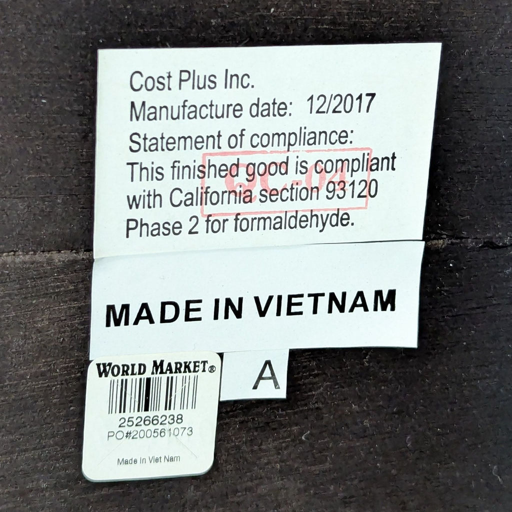 World Market Dark Wood Oval Dining Set with Table and Bench