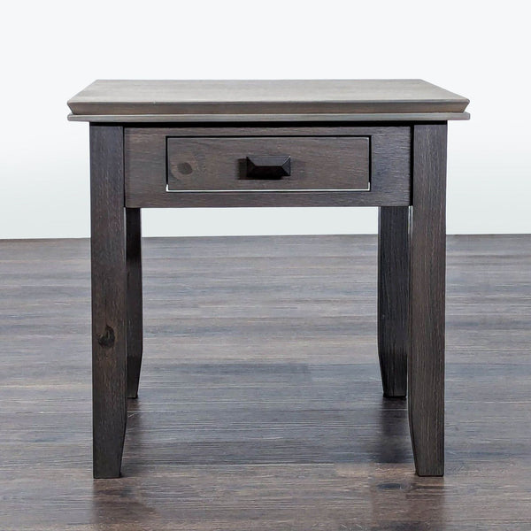 Lark Manor Wood One Drawer End Table