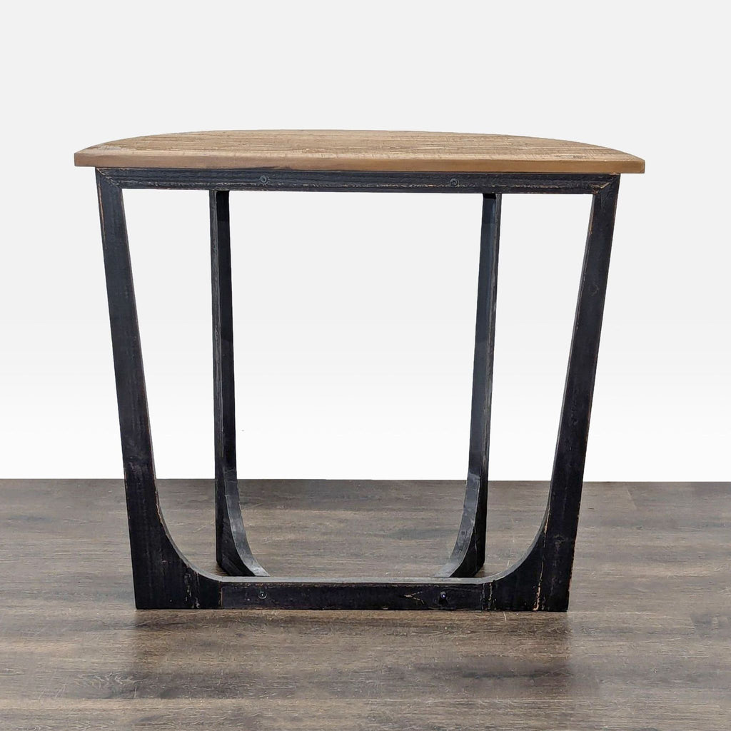 Cozayh Home Demi-Lune Wood Console Table