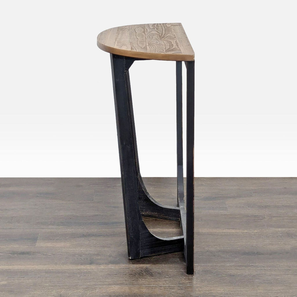 Cozayh Home Demi-Lune Wood Console Table