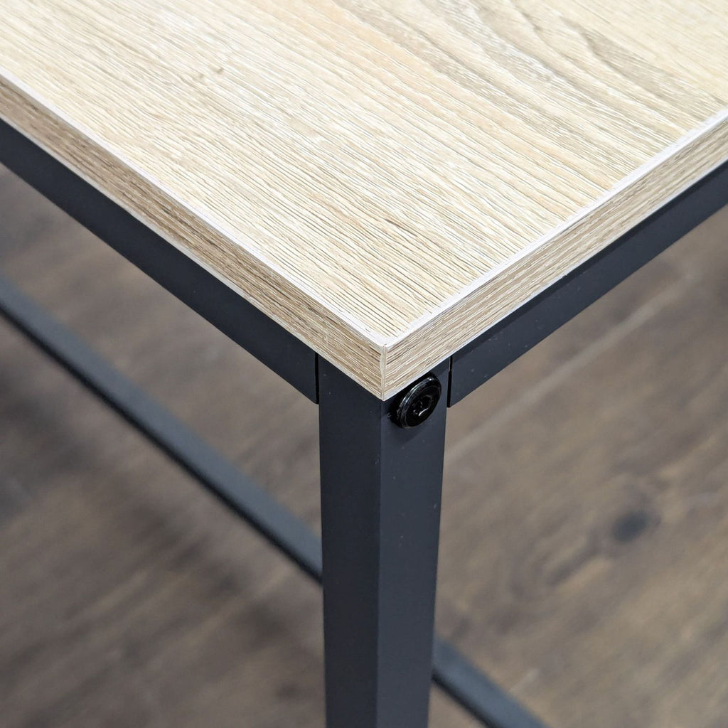 Sauder North Avenue Narrow Metal and Wood Console Table