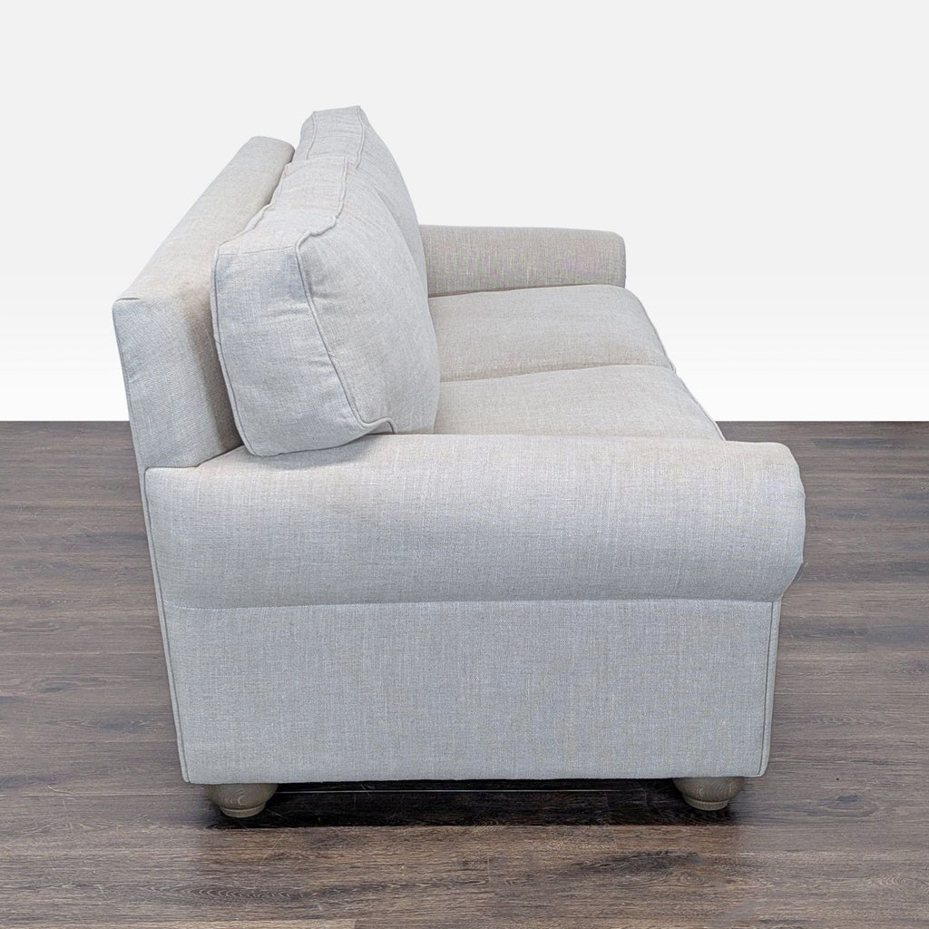 Restoration Hardware Lancaster Light Gray Queen Sleeper Sofa – Comfortable Pull-Out Bed - Accepted Offer (26.47% discount)