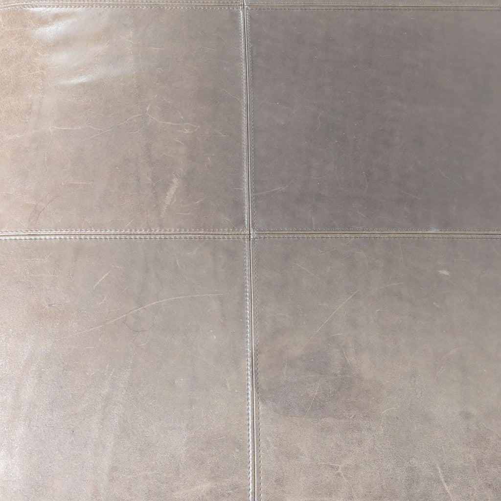 Leather-Top Coffee Table