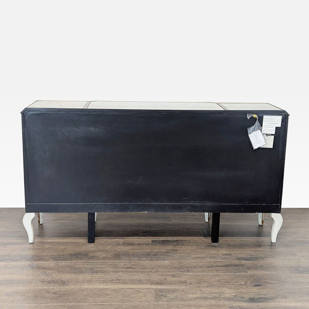 Bassett Mirror Company Collette Antique Mirrored Breakfront Server