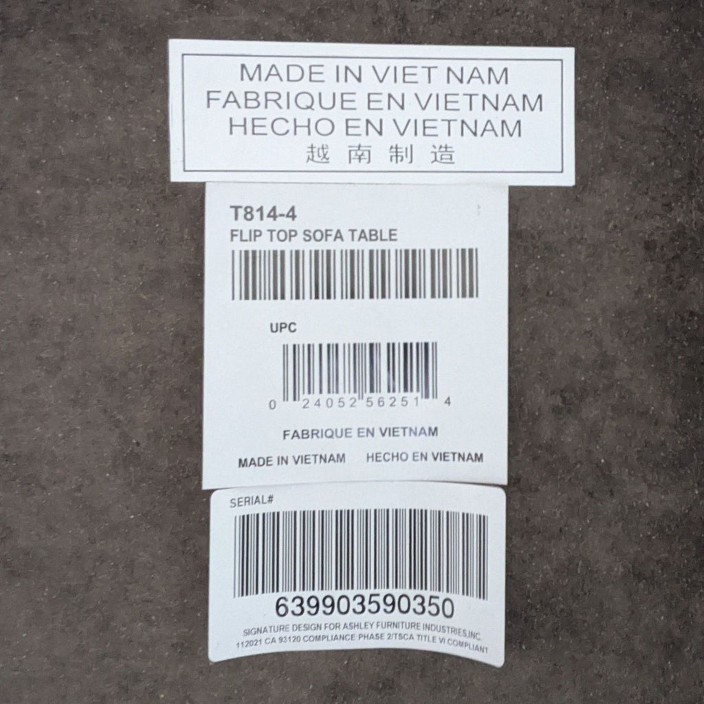 Ashley Furniture Havalance Flip-Top Sofa/Console Table