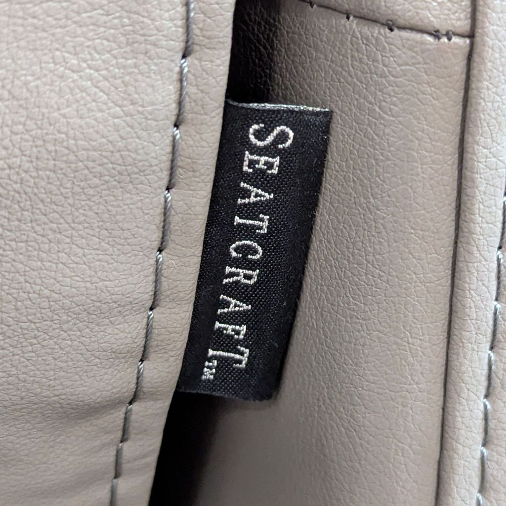 Seatcraft Muse Home Theater Seating Gray Leather, Power Headrest, Power Lumbar, Power Recline.