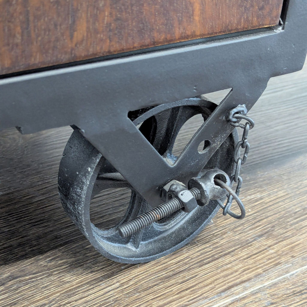 17 Stories Zamora Two Door Wine Bar Cart